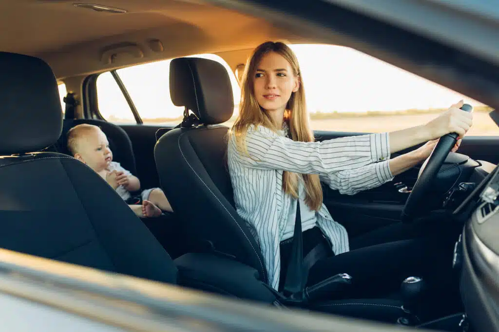 ANSTA Baby Autospiegel, Weitwinkel drehbar und justierbarer Rücksitz,  Baby-/Säuglingsspiegel mit einfacher, aber fester Installation